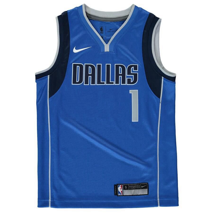 Dallas Mavericks Dennis Smith Jr. Nike Swingman Icon Jersey Kids - Blue | Ireland Y8018C5