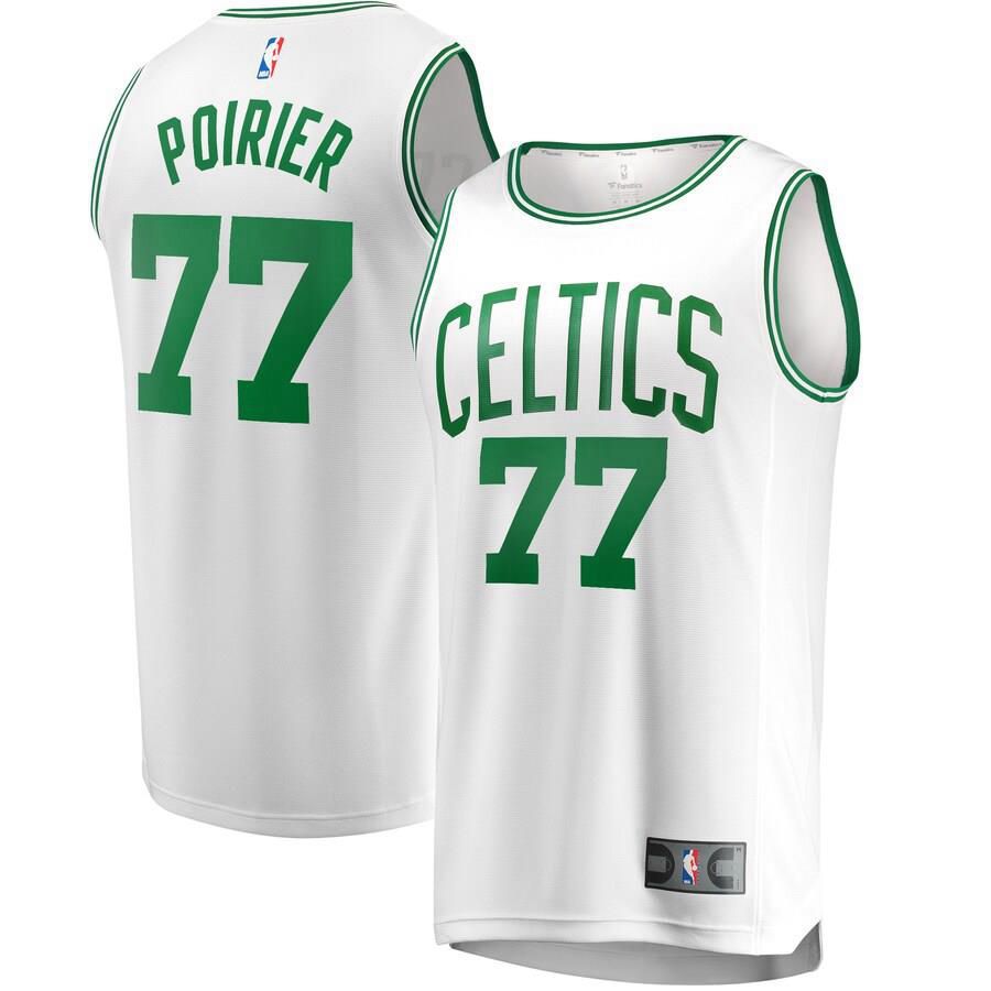Boston Celtics Vincent Poirier Fanatics Branded Fast Break Player Association Jersey Mens - White | Ireland U2237Y3