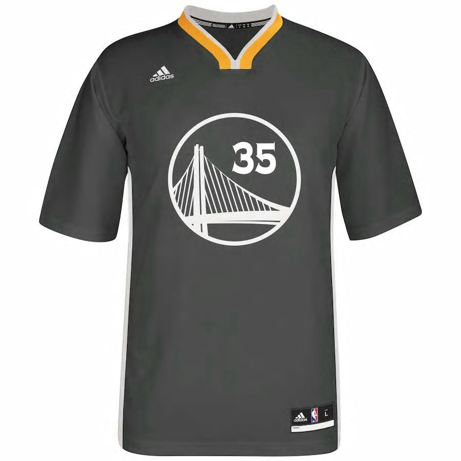 Golden State Warriors Kevin Durant Adidas Replica Alternate Jersey Mens - Dark Grey | Ireland M8058X4