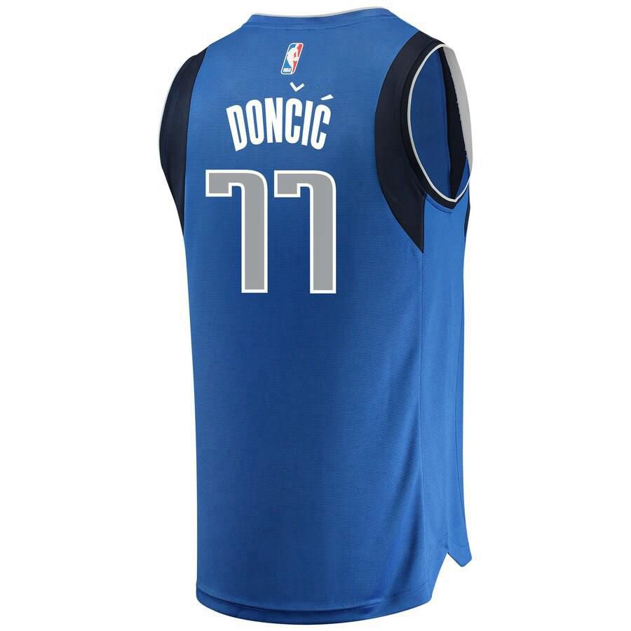 Dallas Mavericks Luka Doncic Fanatics Branded Replica 2018 NBA Draft First Round Pick Fast Break Icon Jersey Kids - Blue | Ireland V5762G5