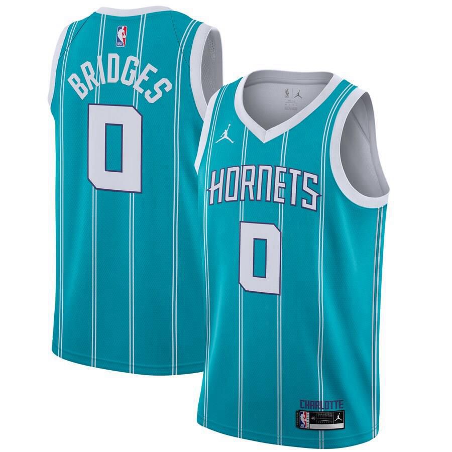 Charlotte Hornets Miles Bridges Jordan Brand 2020-21 Swingman Icon Jersey Mens - Blue | Ireland S5218Q1