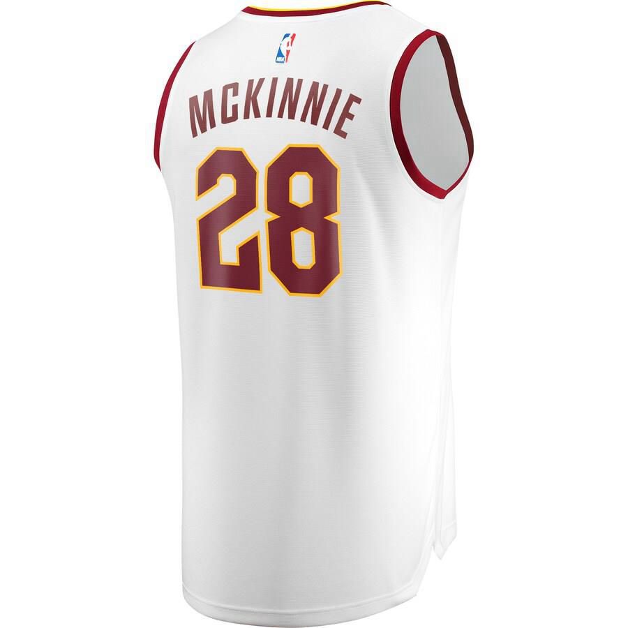 Cleveland Cavaliers Alfonzo McKinnie Fanatics Branded Fast Break Player Association Jersey Mens - White | Ireland W0969X6