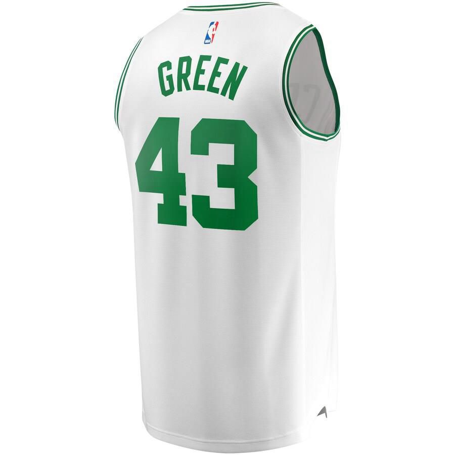 Boston Celtics Javonte Green Fanatics Branded Replica Fast Break Player Association Jersey Mens - White | Ireland C3573C2