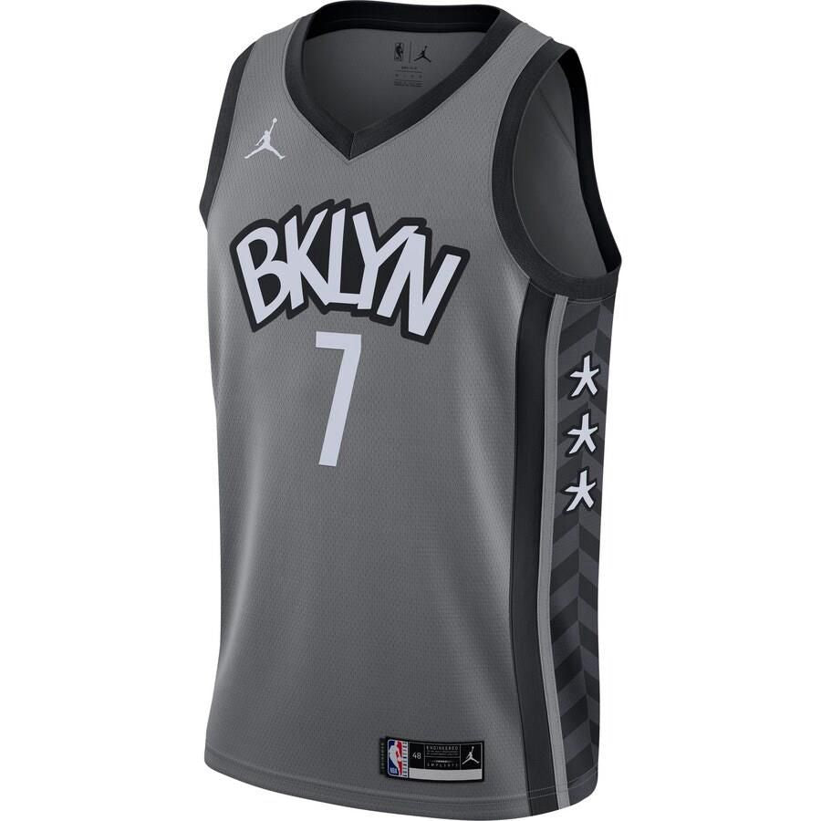 Brooklyn Nets Kevin Durant Jordan Brand 2020-21 Swingman Statement Jersey Mens - Grey | Ireland U9507A6