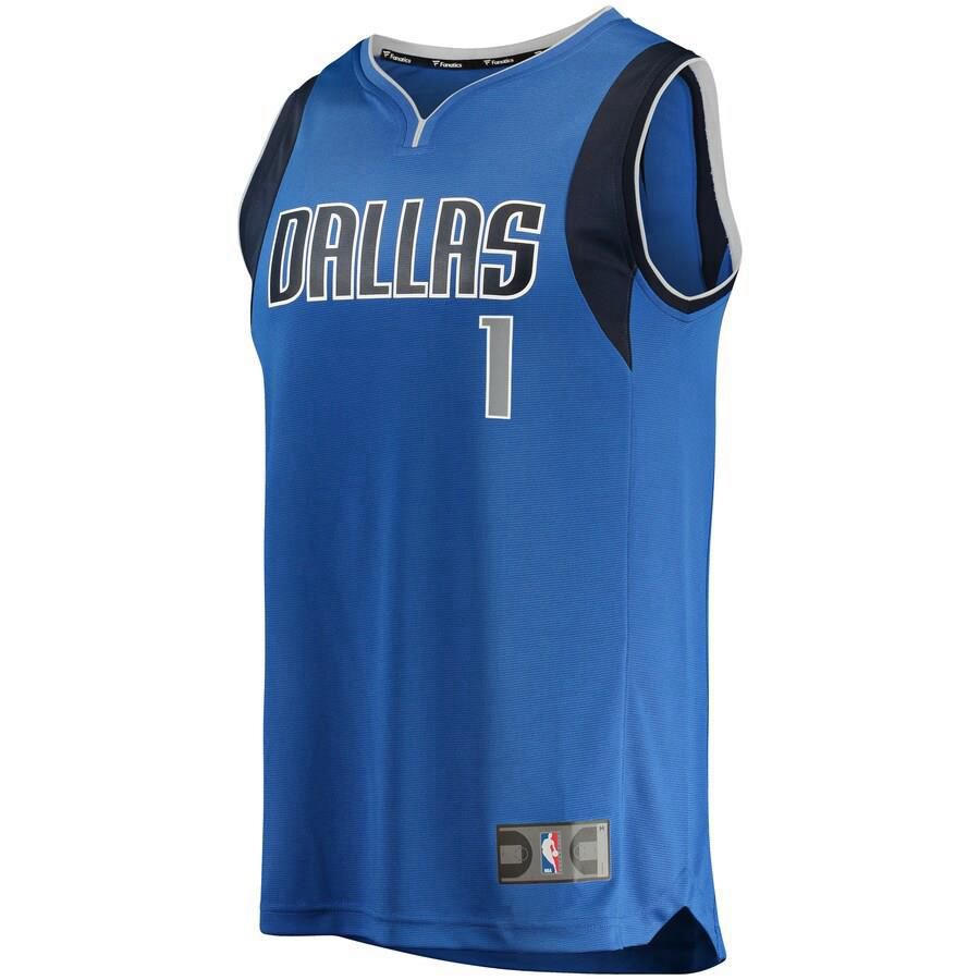 Dallas Mavericks Dennis Smith Jr. Fanatics Branded Replica Fast Break Icon Jersey Mens - Blue | Ireland E8208O6