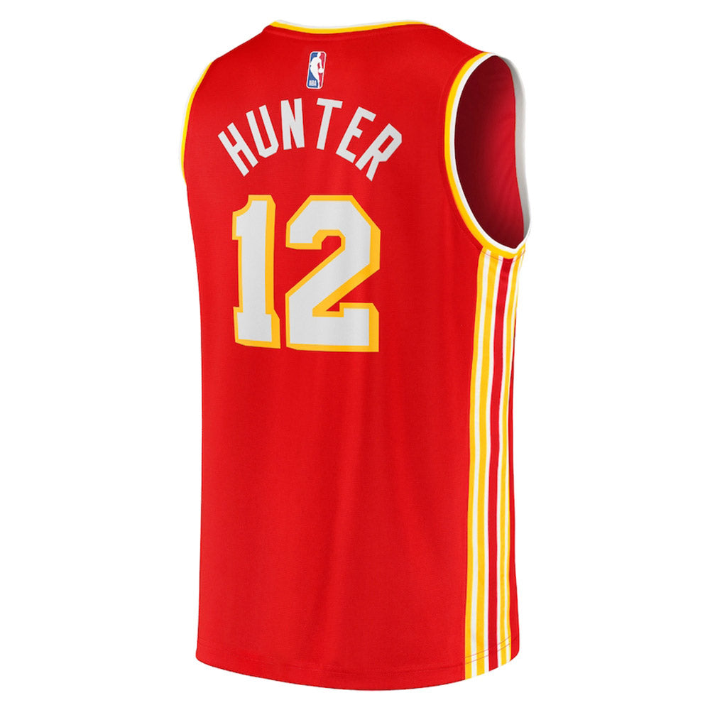 Youth Atlanta Hawks De'Andre Hunter Icon Edition Jersey - Red