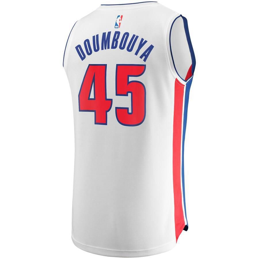 Detroit Pistons Sekou Doumbouya Fanatics Branded Replica Fast Break Association Jersey Mens - White | Ireland Z8551R3