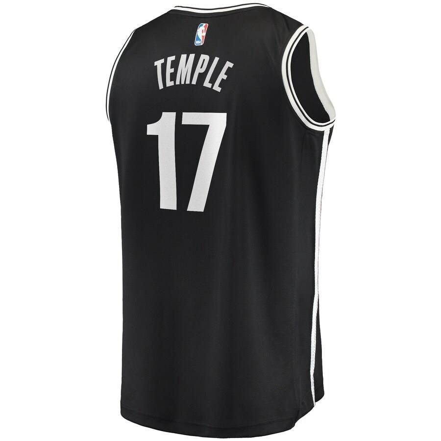 Brooklyn Nets Garrett Temple Fanatics Branded Fast Break Player Icon Jersey Mens - Black | Ireland X1170L1
