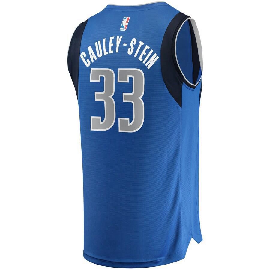 Dallas Mavericks Willie Cauley-Stein Fanatics Branded Road Fast Break Player Jersey Mens - Blue | Ireland C7232H7