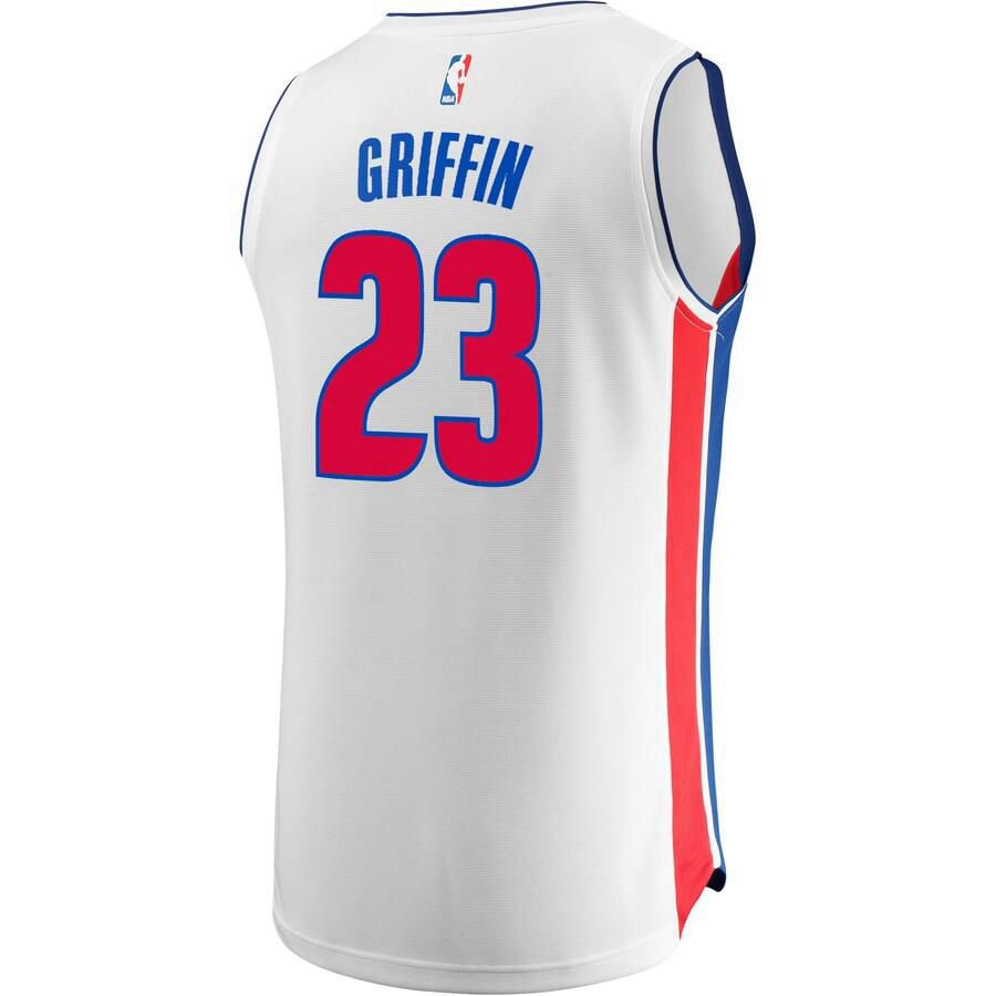Detroit Pistons Blake Griffin Fanatics Branded Replica Breakaway Player Association Jersey Mens - White | Ireland Q8660I0