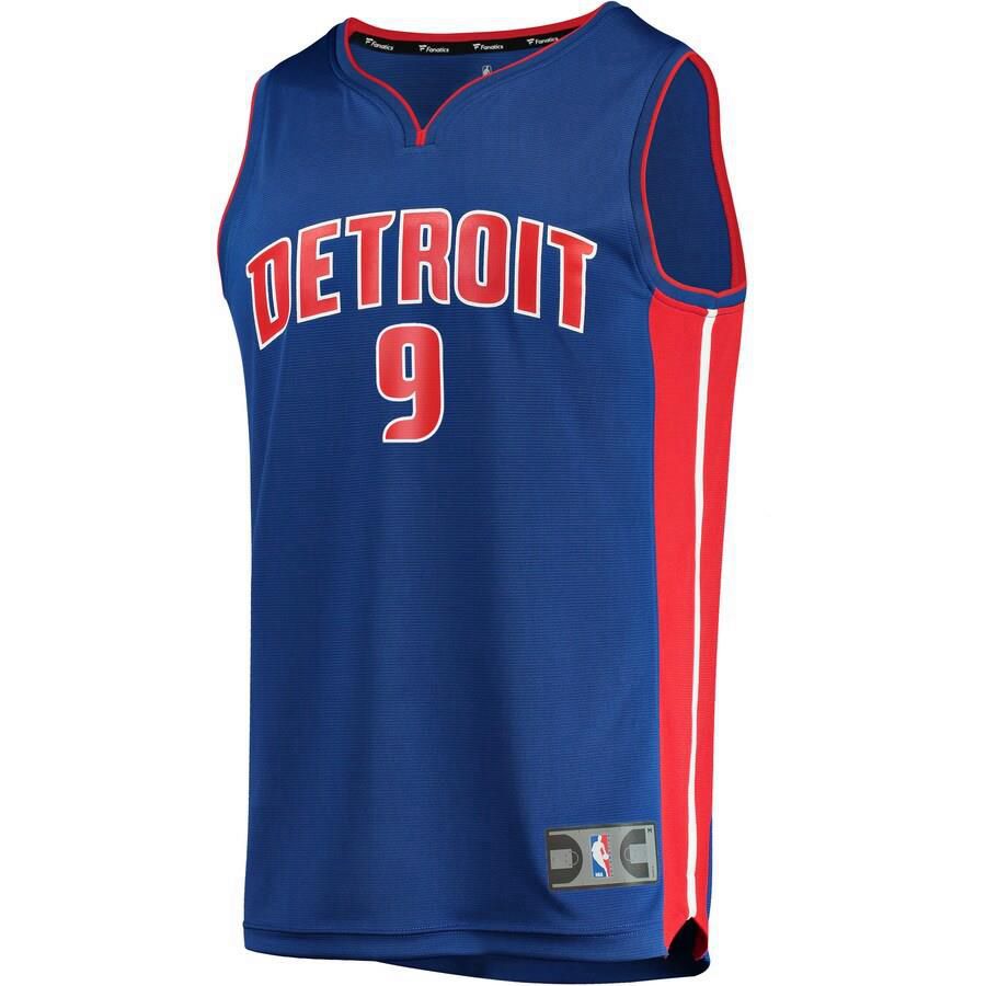 Detroit Pistons Langston Galloway Fanatics Branded Replica Fast Break Player Icon Jersey Mens - Blue | Ireland U4831V4