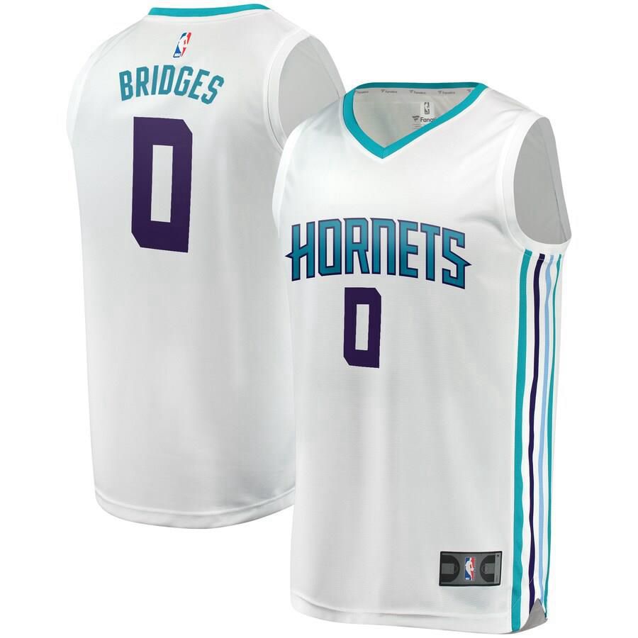 Charlotte Hornets Miles Bridges Fanatics Branded Replica Fast Break Player Association Jersey Mens - White | Ireland J7086T1