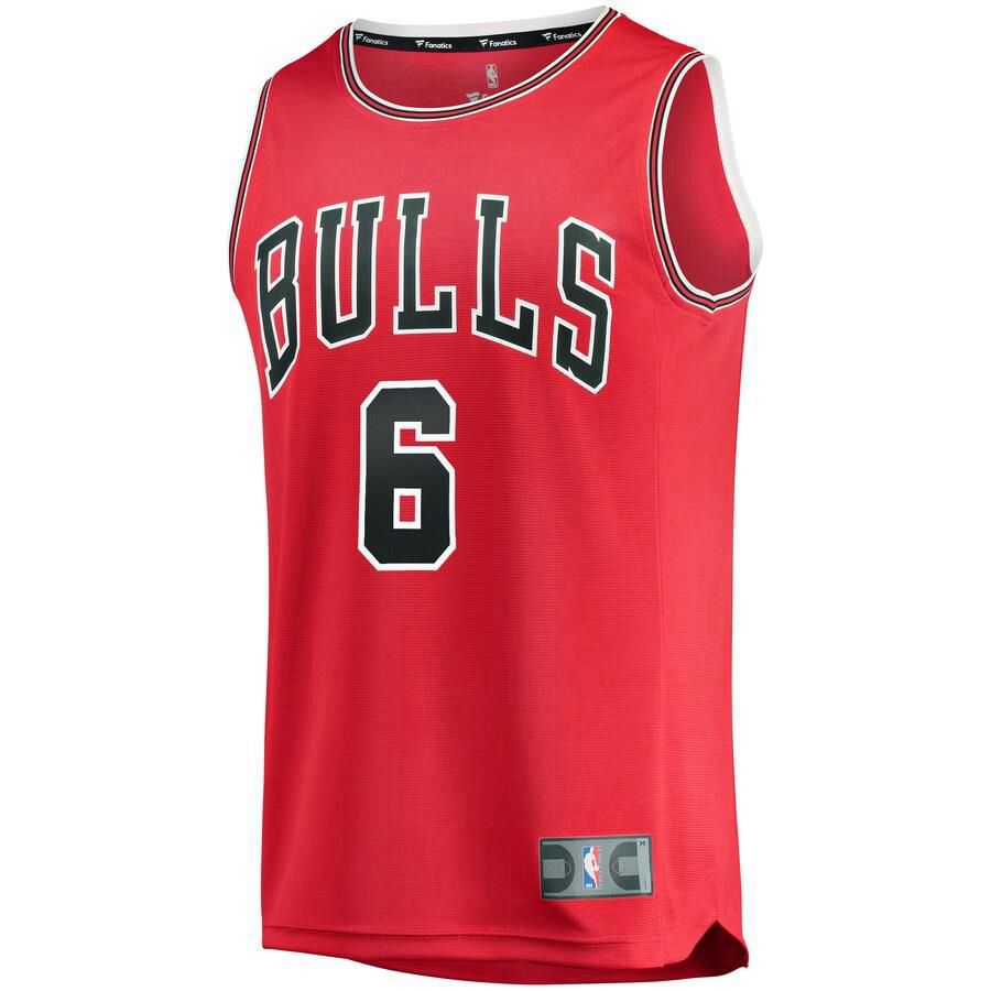 Chicago Bulls Cristiano Felicio Fanatics Branded Replica Road Fast Break Player Icon Jersey Mens - Red | Ireland L9691N1