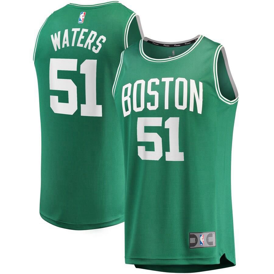 Boston Celtics Tremont Waters Fanatics Branded Replica Fast Break Player Icon Jersey Mens - Green | Ireland M5662I9