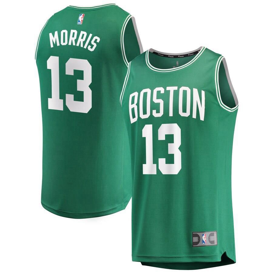 Boston Celtics Marcus Morris Fanatics Branded Replica Fast Break Player Jersey Mens - Green | Ireland Q7146D3