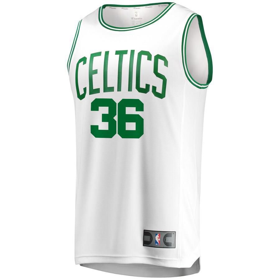 Boston Celtics Marcus Smart Fanatics Branded Replica Fast Break Association Jersey Mens - White | Ireland L5733L9