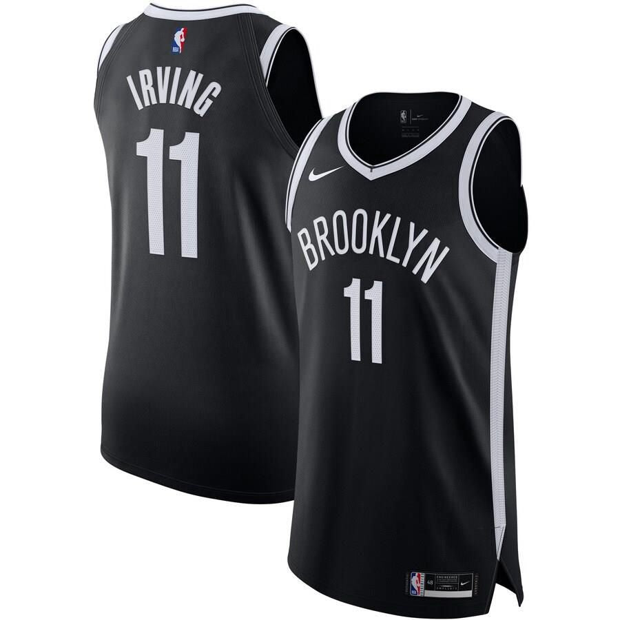Brooklyn Nets Kyrie Irving Nike Authentic 2020-21 Icon Jersey Mens - Black | Ireland F4065D1
