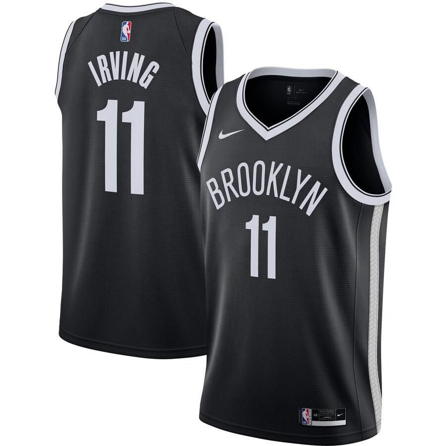 Brooklyn Nets Kyrie Irving Nike 2020-21 Swingman Icon Jersey Mens - Black | Ireland C0011M2