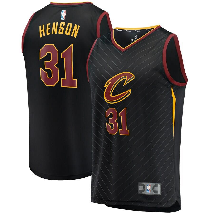 Cleveland Cavaliers John Henson Fanatics Branded Replica Fast Break Player Statement Jersey Mens - Black | Ireland O3958Q9