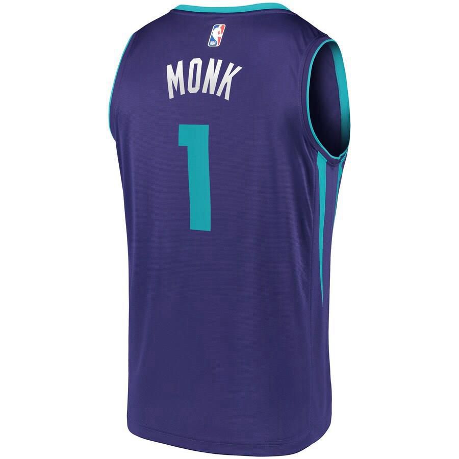 Charlotte Hornets Malik Monk Fanatics Branded Replica Fast Break Statement Jersey Mens - Purple | Ireland K2726Q6