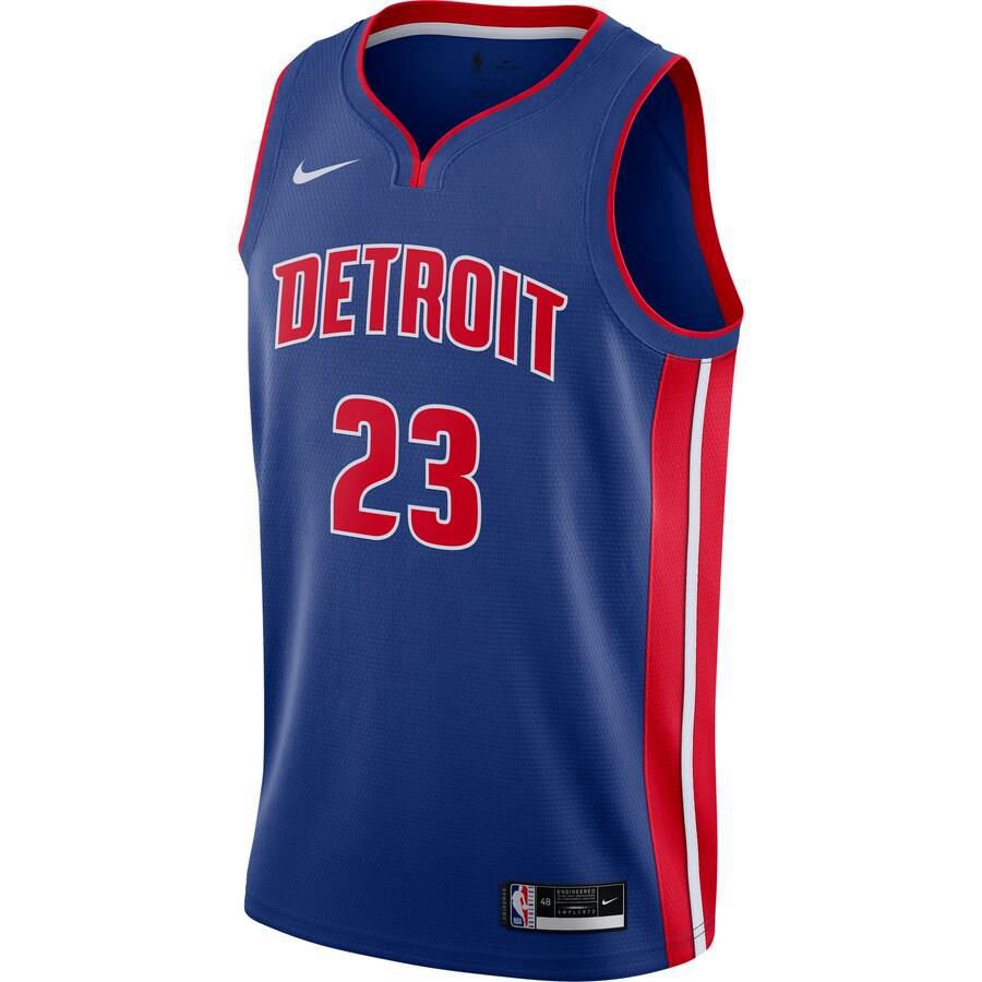 Detroit Pistons Blake Griffin Nike 2020-21 Swingman Icon Jersey Mens - Blue | Ireland Q2977S8