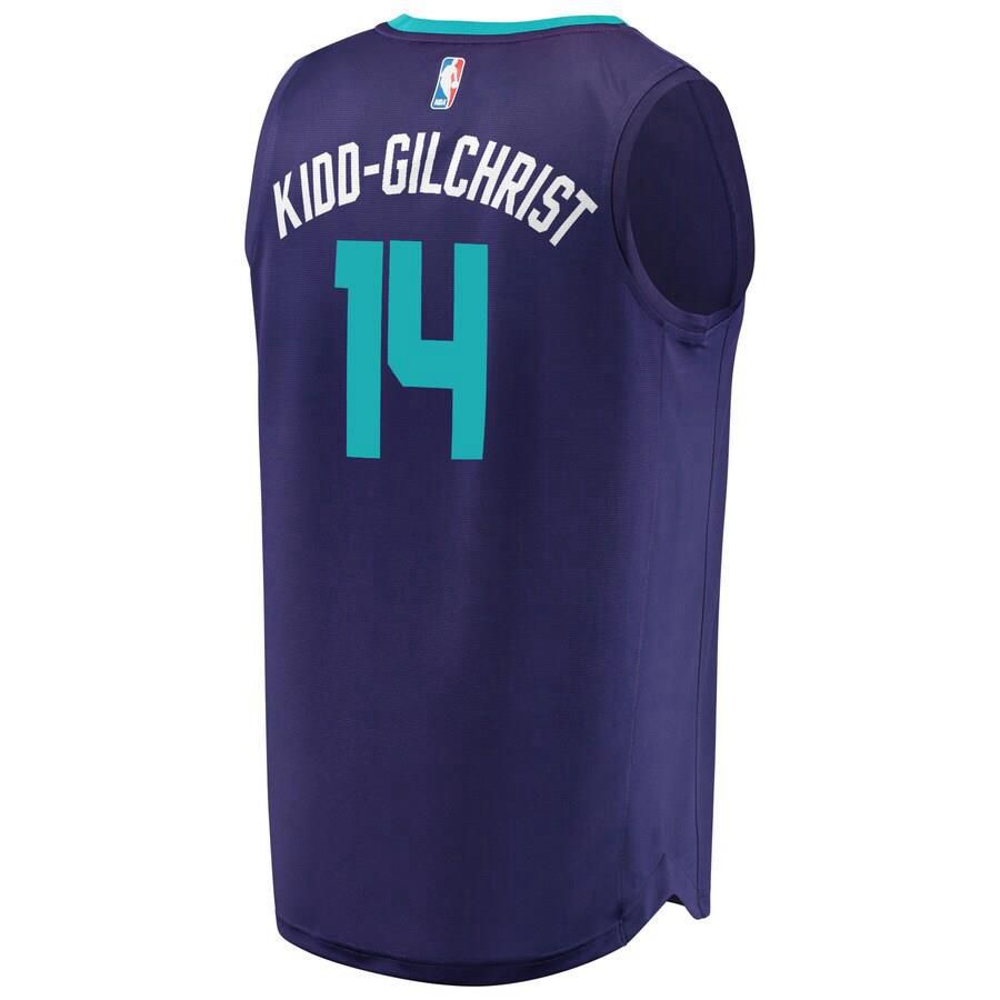 Charlotte Hornets Michael Kidd-Gilchrist Fanatics Branded Replica Fast Break Player Statement Jersey Mens - Purple | Ireland J9823K9