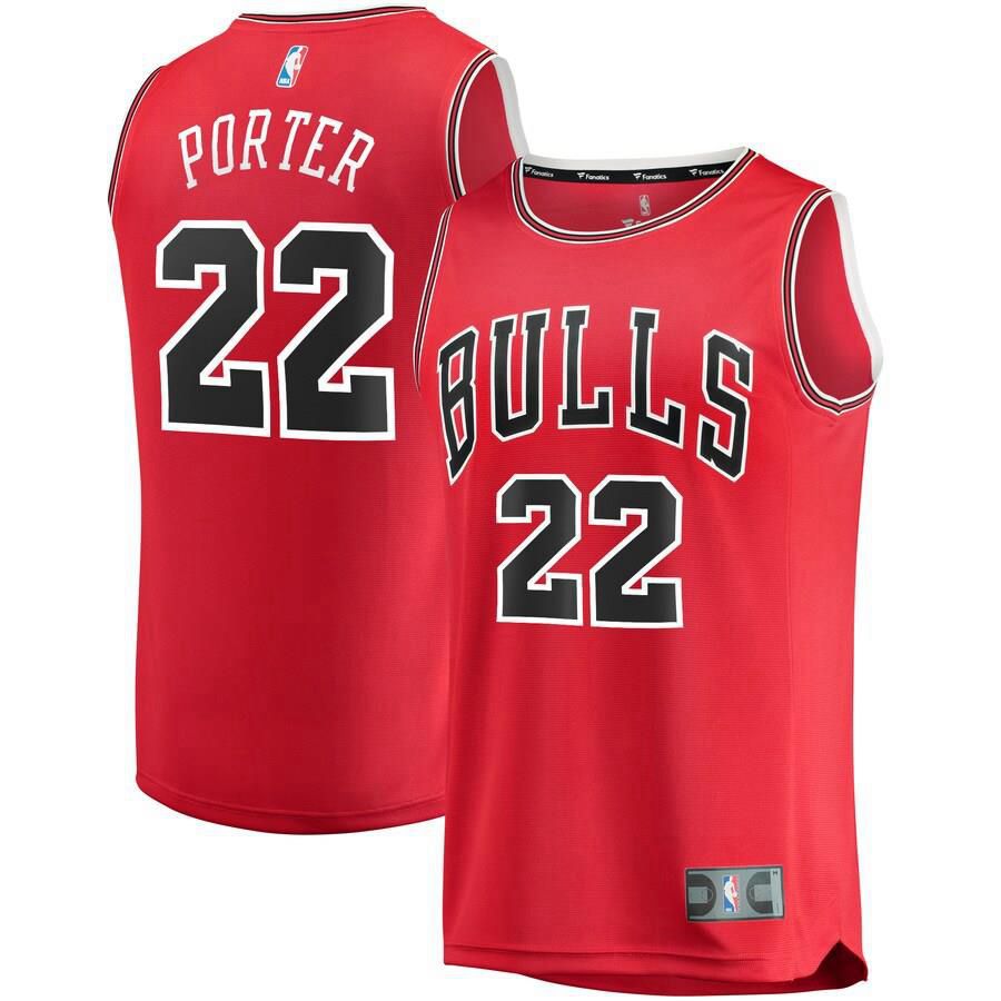 Chicago Bulls Otto Porter Fanatics Branded Fast Break Player Icon Jersey Mens - Red | Ireland B0979P5