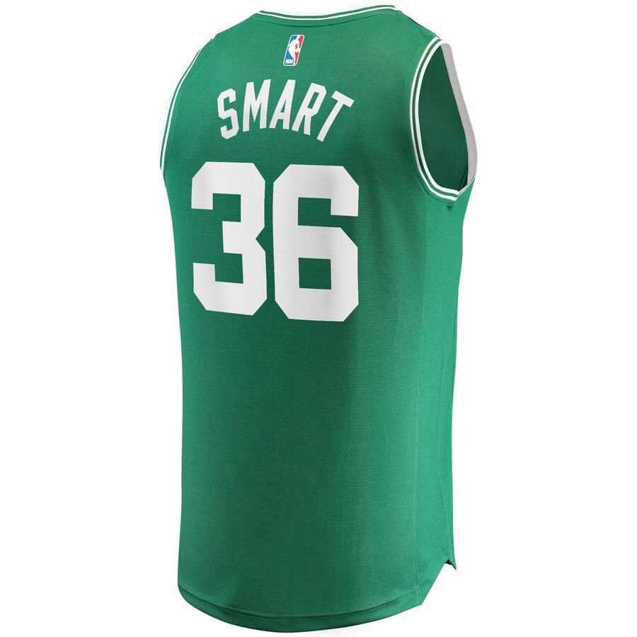 Boston Celtics Marcus Smart Fanatics Branded Replica 2020-21 Fast Break Icon Jersey Mens - Green | Ireland D8293X3