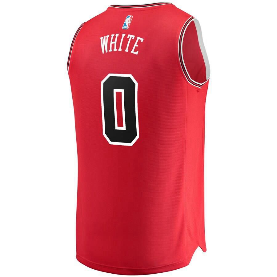 Chicago Bulls Coby White Fanatics Branded Replica 2019 NBA Draft First Round Pick Fast Break Icon Jersey Mens - Red | Ireland M1188E7