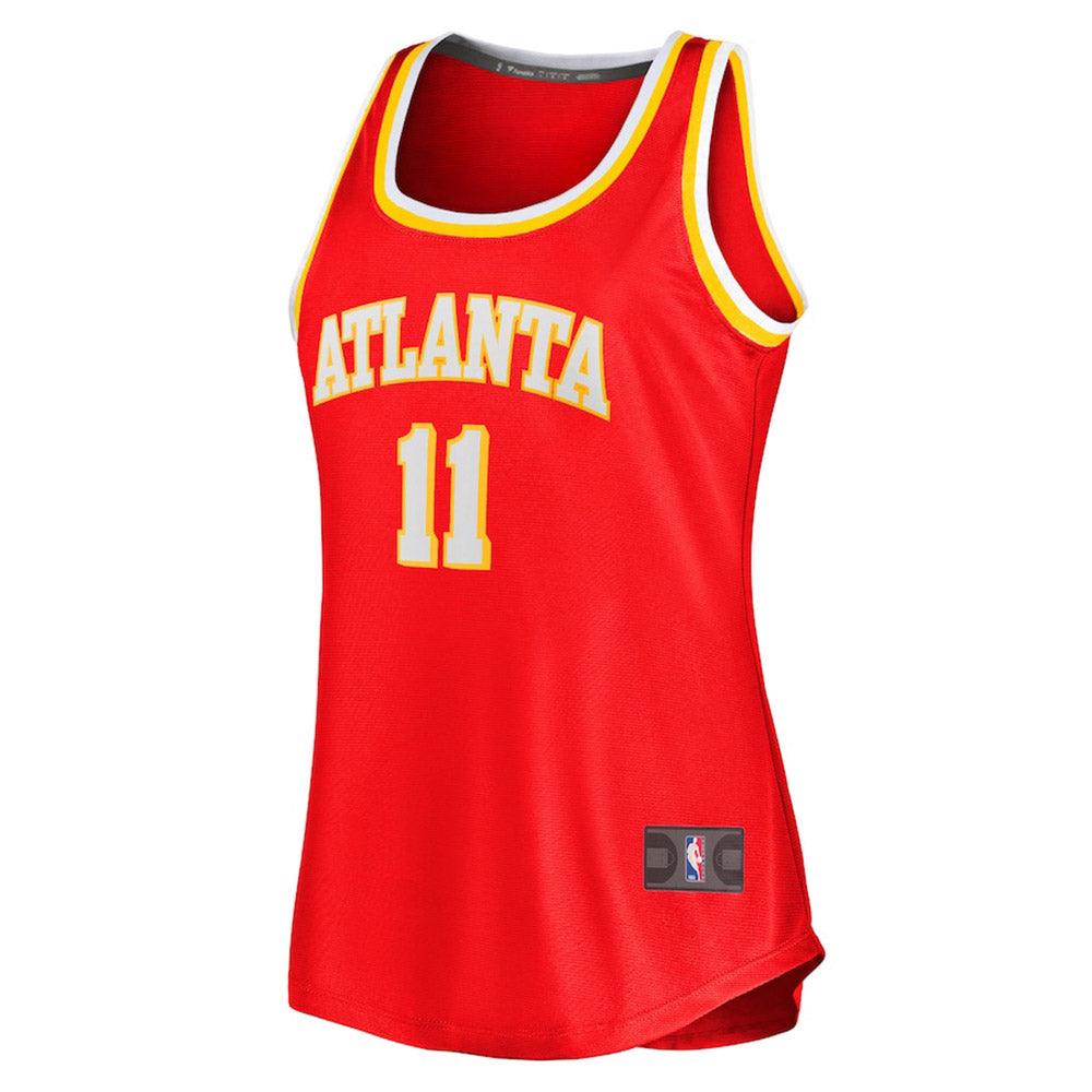 Women's Atlanta Hawks Trae Young Icon Edition Jersey - Red
