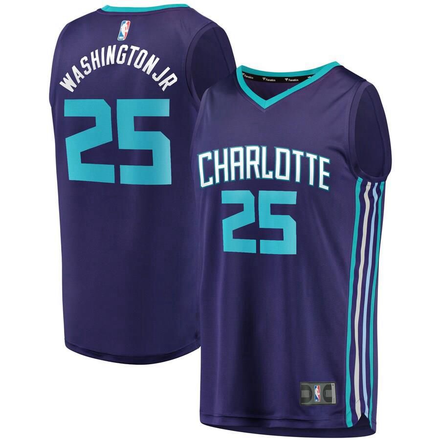 Charlotte Hornets PJ Washington Jr. Fanatics Branded Replica Fast Break Player Team Statement Jersey Mens - Purple | Ireland A4321U7