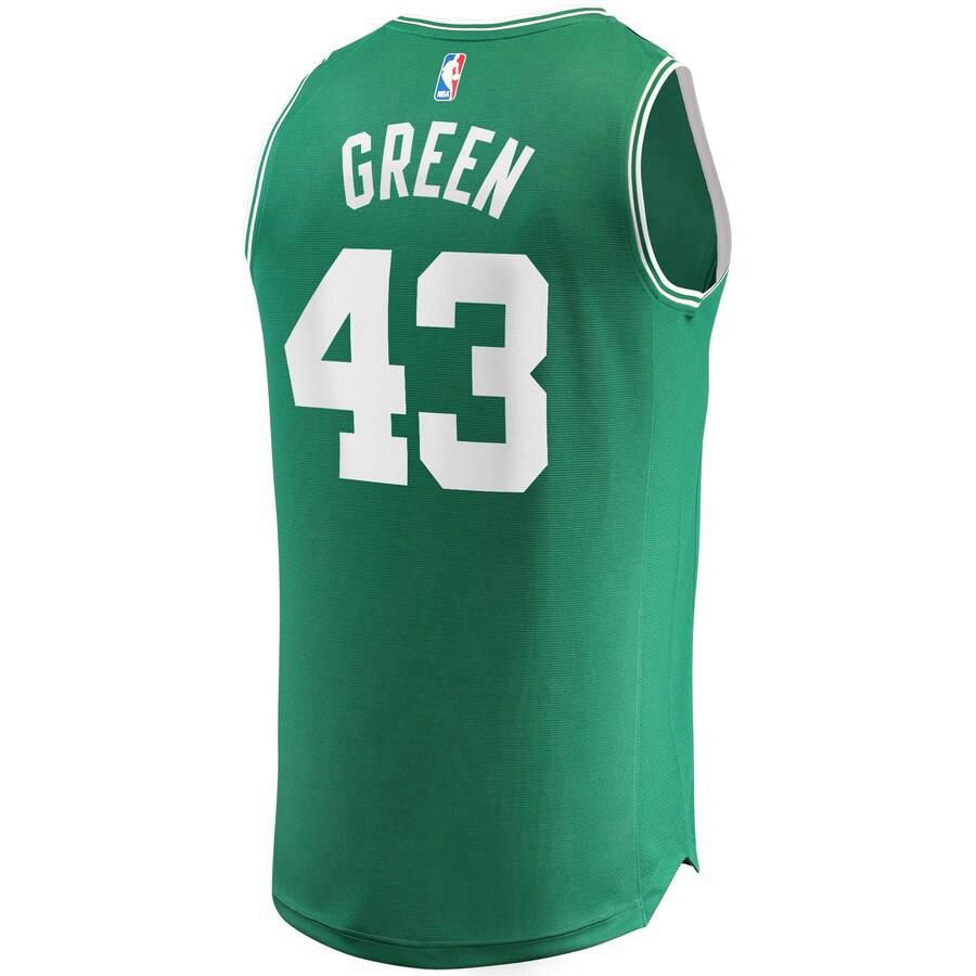 Boston Celtics Javonte Green Fanatics Branded Replica Fast Break Player Icon Jersey Mens - Green | Ireland C6498A6