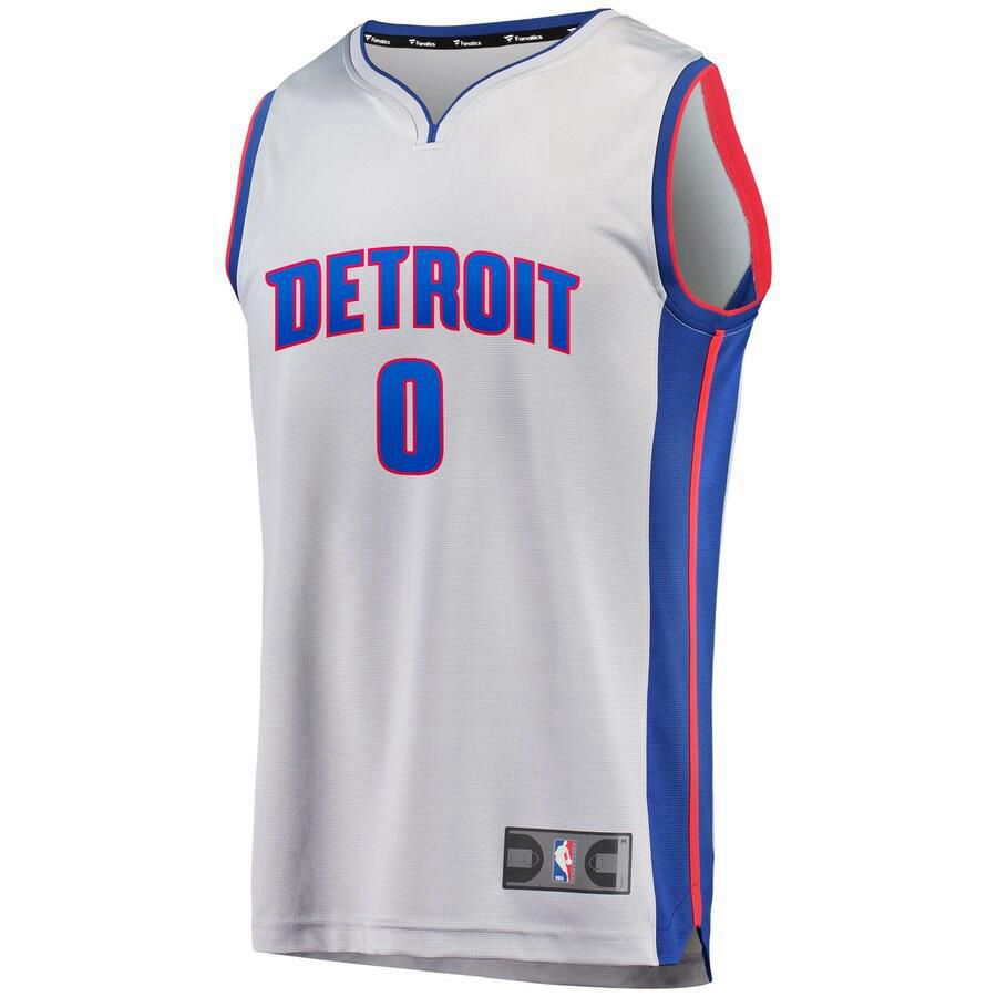 Detroit Pistons Andre Drummond Fanatics Branded Replica Fast Break Statement Jersey Mens - Grey | Ireland L9057R7