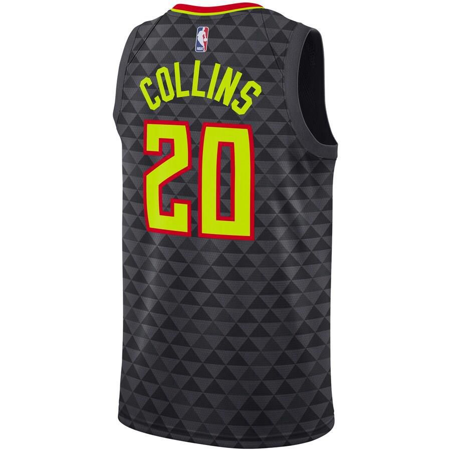 Atlanta Hawks John Collins Nike Replica Swingman Icon Jersey Mens - Black | Ireland O6570J1