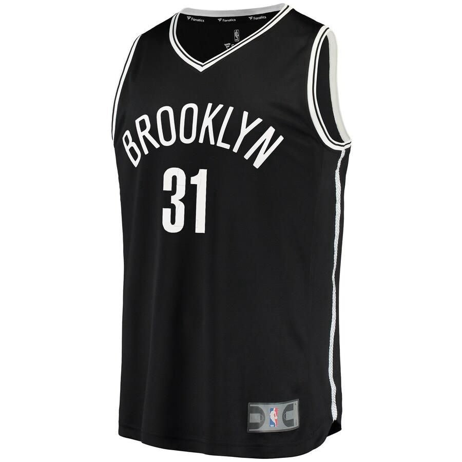 Brooklyn Nets Jarrett Allen Fanatics Branded Replica Fast Break Player Icon Jersey Mens - Black | Ireland L6824M3