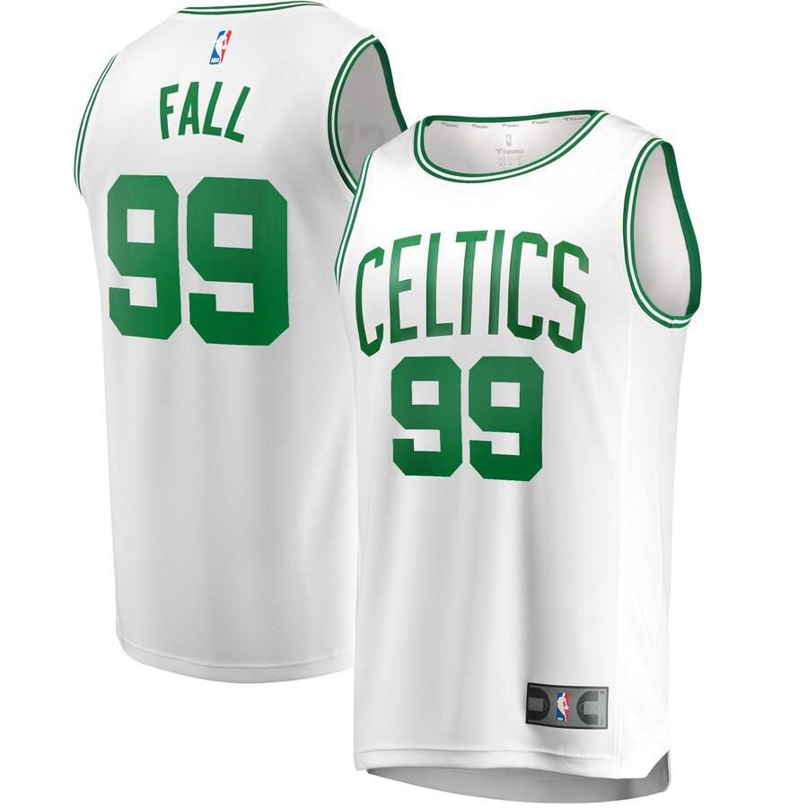 Boston Celtics Tacko Fall Fanatics Branded Replica 2019-20 Fast Break Association Jersey Mens - White | Ireland H3292X7