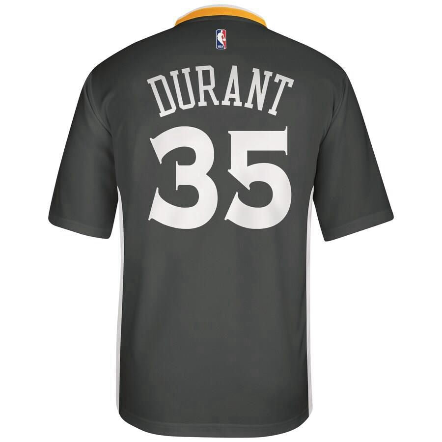 Golden State Warriors Kevin Durant Adidas Replica Alternate Jersey Mens - Dark Grey | Ireland M8058X4