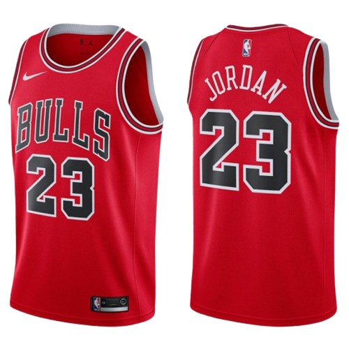 Men's Chicago Bulls Michael Jordan Icon Edition Jersey - Red