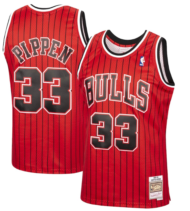 Men's Chicago Bulls Scottie Pippen Mitchell & Ness Hardwood Classics Reload 2.0 Swingman Jersey - Red