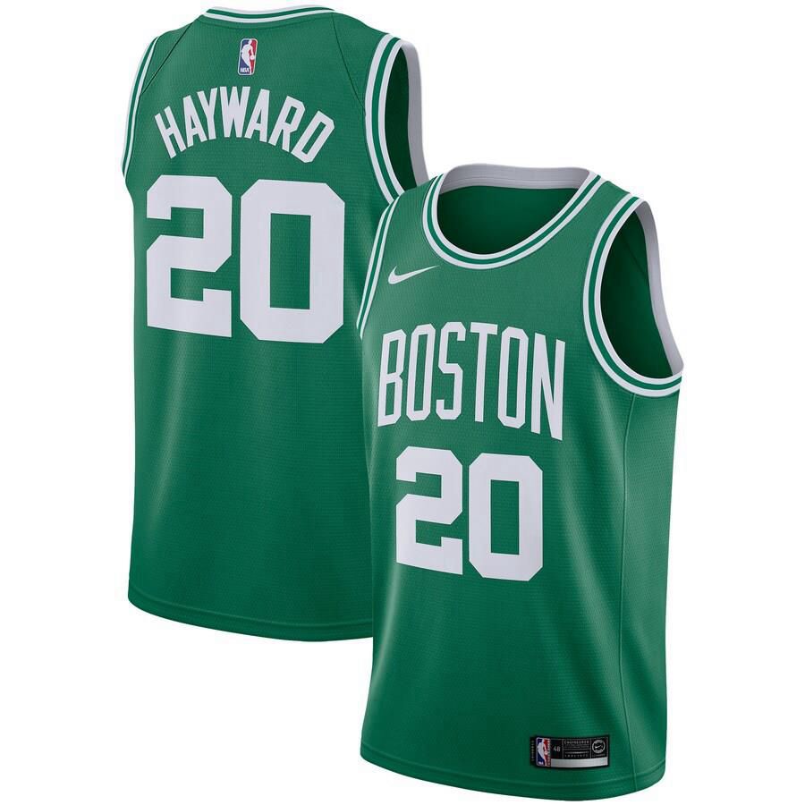 Boston Celtics Gordon Hayward Nike Swingman Icon Jersey Mens - Green | Ireland M7192S0