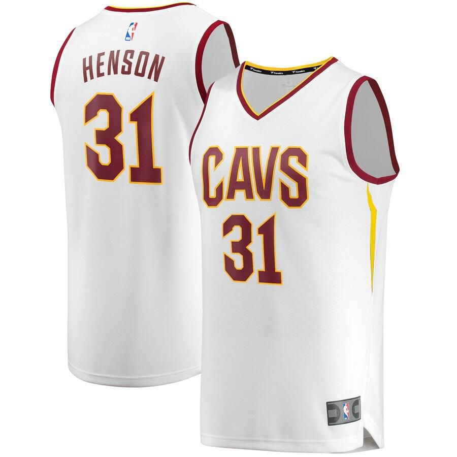 Cleveland Cavaliers John Henson Fanatics Branded Replica Fast Break Player Association Jersey Kids - White | Ireland V3814L1