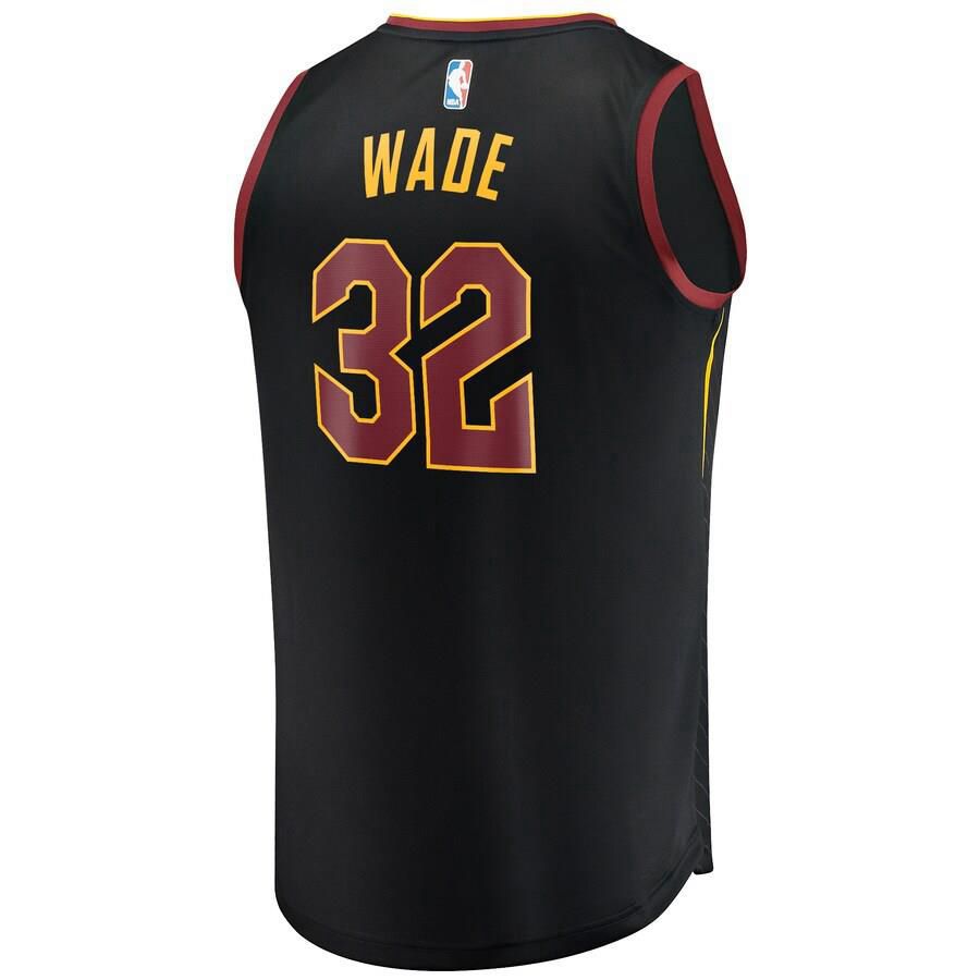 Cleveland Cavaliers Dean Wade Fanatics Branded Replica Fast Break Player Statement Jersey Mens - Black | Ireland Q8356T4