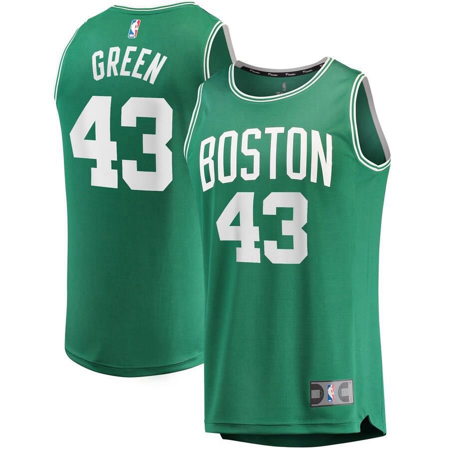 Boston Celtics Javonte Green Fanatics Branded Replica Fast Break Player Icon Jersey Mens - Green | Ireland C6498A6