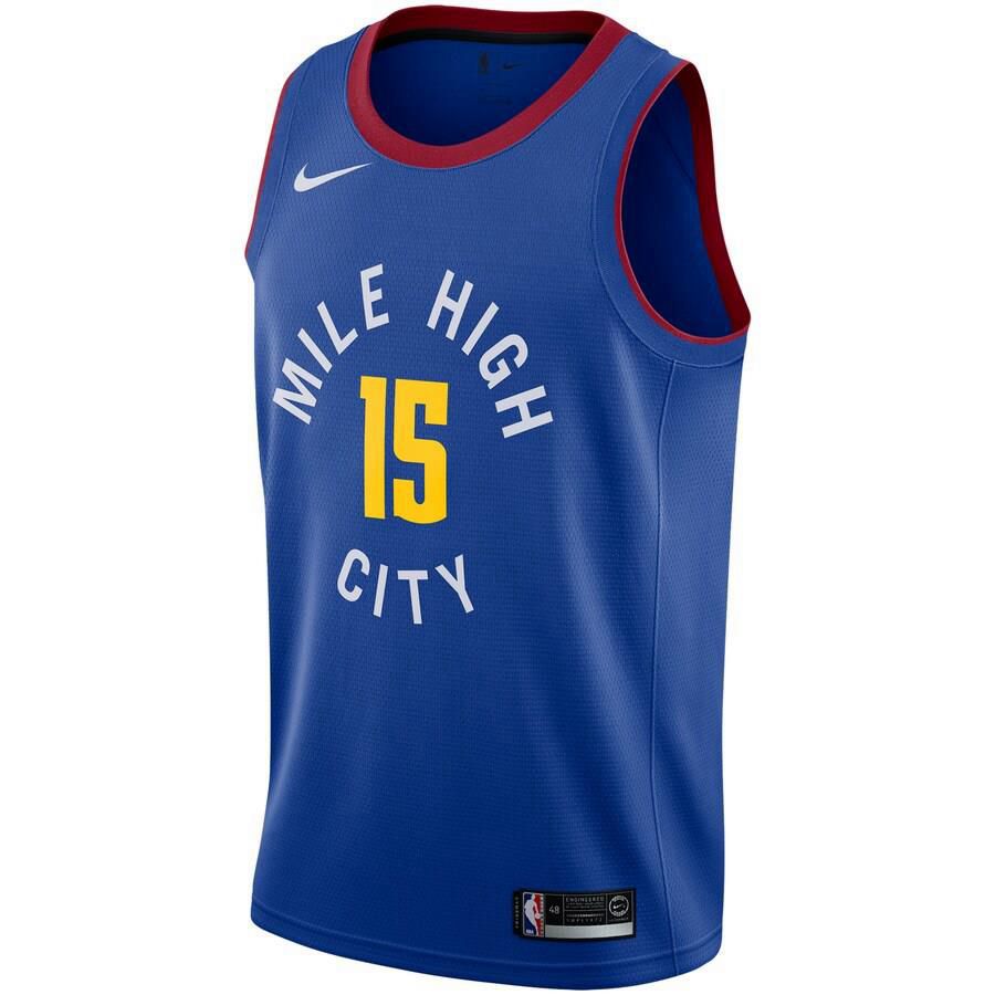 Denver Nuggets Nikola Jokic Nike Replica Swingman Statement Jersey Mens - Blue | Ireland E7708D6