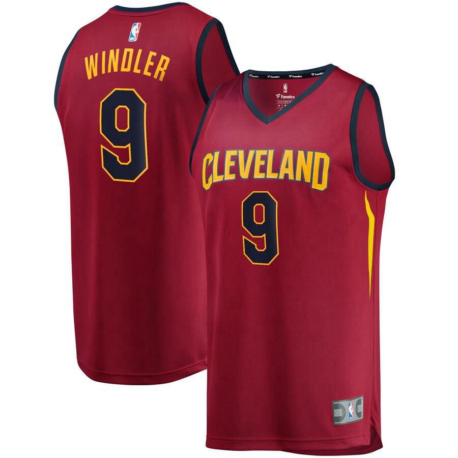 Cleveland Cavaliers Dylan Windler Fanatics Branded Replica Fast Break Icon Jersey Mens - Burgundy | Ireland K7206D7