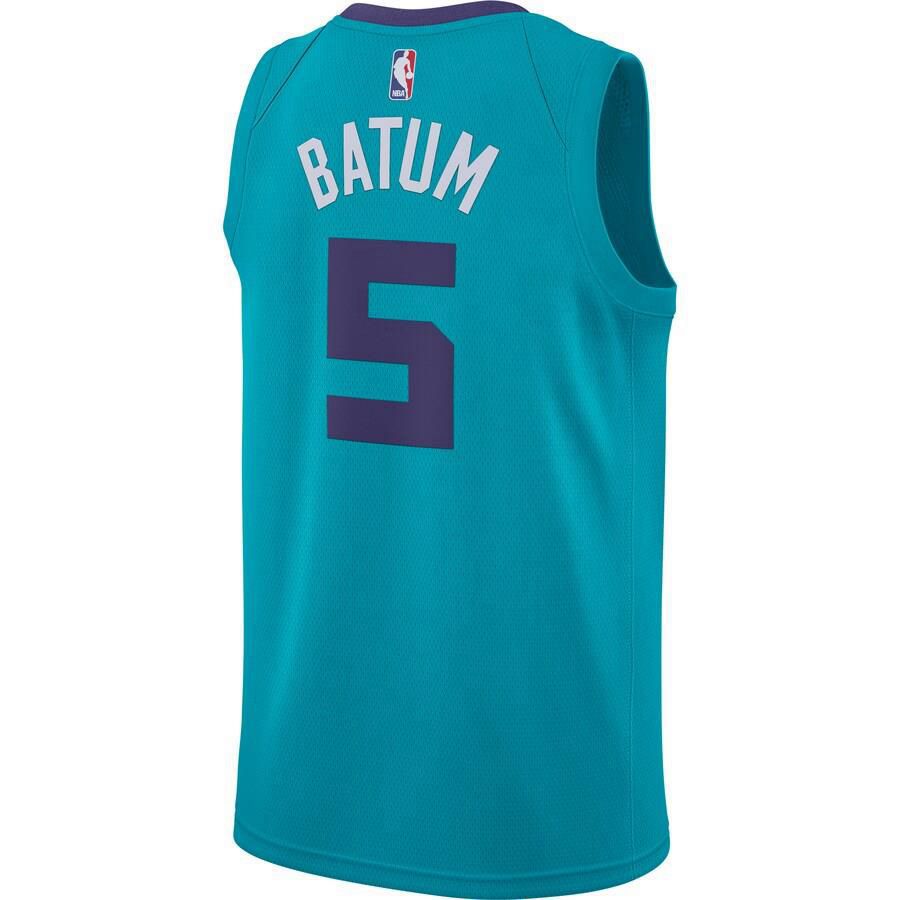 Charlotte Hornets Nicolas Batum Jordan Brand Swingman Icon Jersey Mens - Blue | Ireland H5998F0