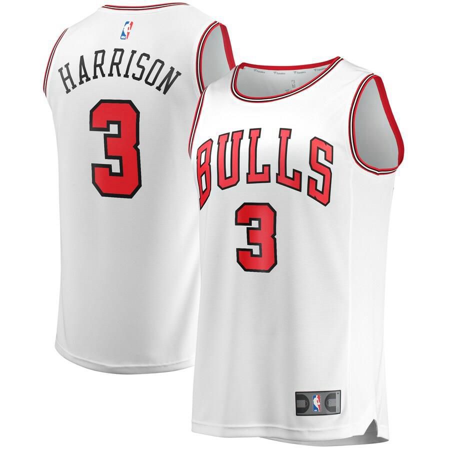Chicago Bulls Shaquille Harrison Fanatics Branded Fast Break Player Association Jersey Mens - White | Ireland U3916F7
